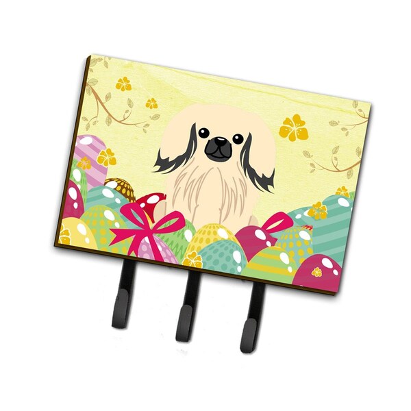 Carolines Treasures Easter Eggs Pekingnese Cream Leash or Key Holder BB6106TH68 - main